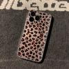 Чехол на весь экран с леопардовым принтом и змеей для IPhone 17 16 15 14 Pro 15 Plus 13 12 11 Pro Max Чехол 16E 17 Air Мягкая крышка Fundas