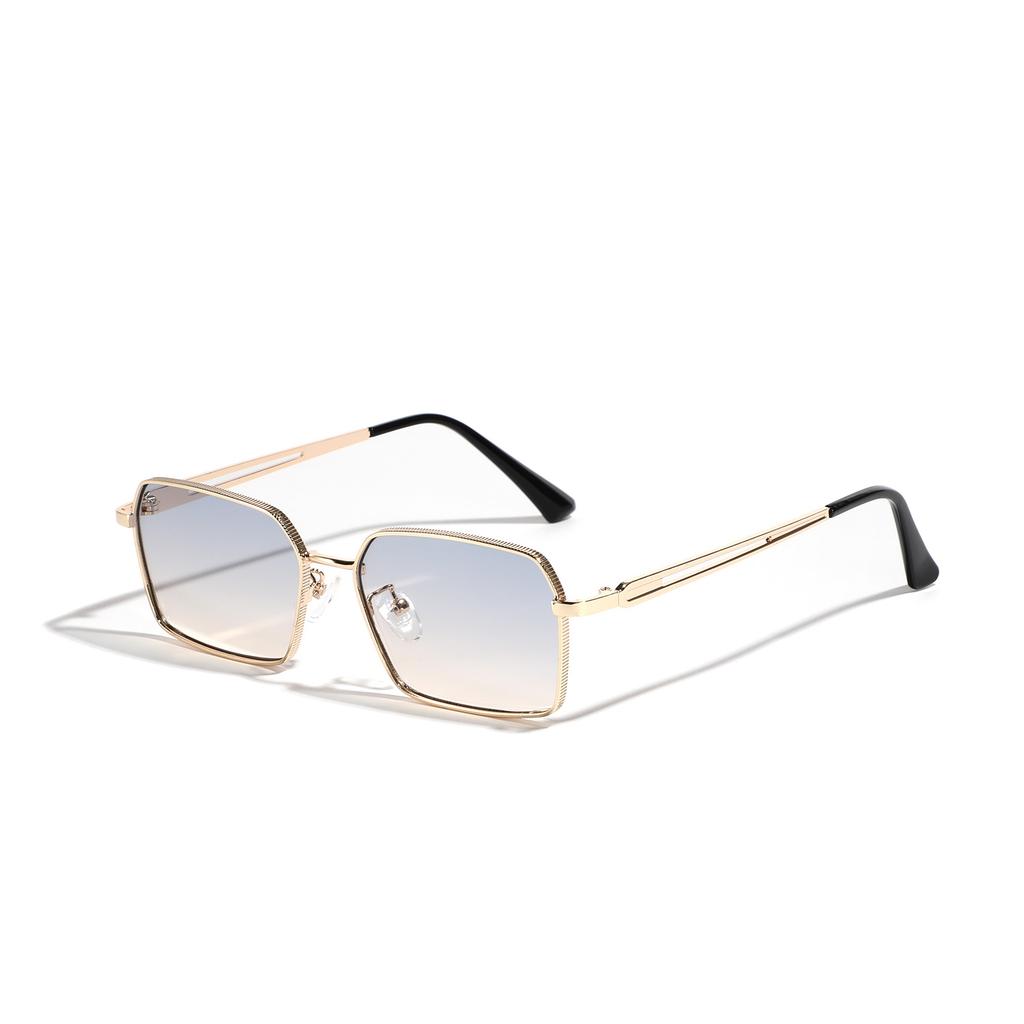 Очки Мужские солнцезащитные очки Большие квадратные металлические солнцезащитные очки Женские