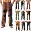Men's Allover Printed Home Pants Sleeping Pajama Pants Long Pants Pajama Pants
