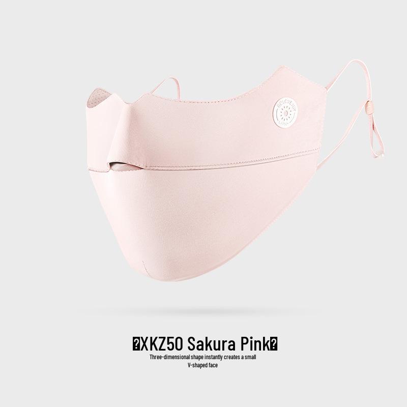 Женская летняя велосипедная маска от солнца - Дышащий ледяной шелк с защитой уголков глаз