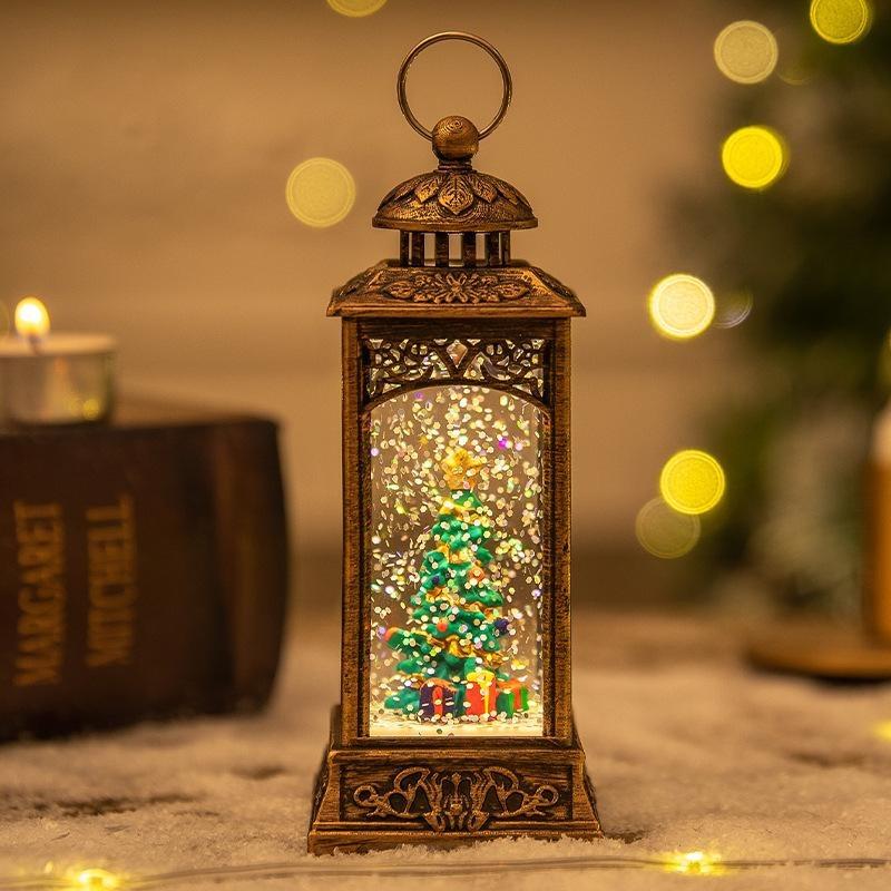 New Christmas Wind Lights Crystal Lights Father Christmas Lights Christmas Party Decoration Decorations Christmas Gifts Cartoon Father Christmas