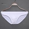 Men Briefs Low-rise Slim Fit High Elasticity Underwear Solid Color Ice Silk Transparent Panties Summer Ultra-thin Underwear