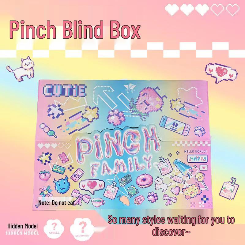 Сквиши Кошачья Лапка Вафля Пончик Моти Слепой Пакет Игрушка для Снятия Стресса