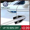 2026 Горячие Для VOLKSWAGEN VW 2 шт. 3D Металлический Логотип Автомобиля На крыло Боковое Крыло Значок Наклейки Для VW Rline R line Golf 7 MK7 Golf 6 M