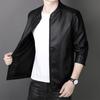 New Autumn and Winter Men's Leather Men's Leather Jackets Velvet Youth Motorcycle Leather Baseball Jackets