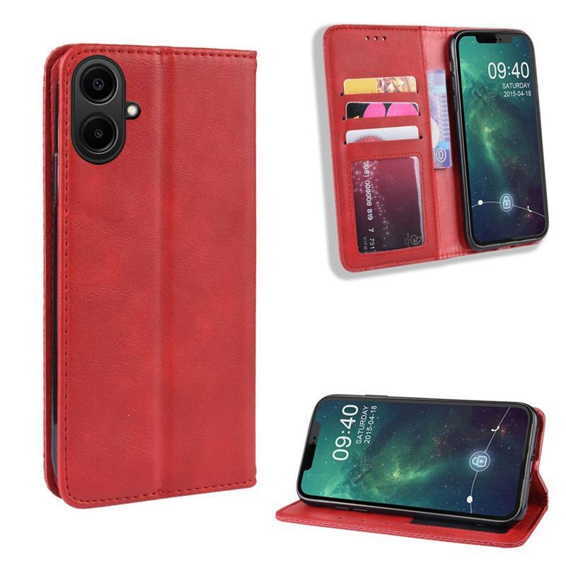 For Samsung Galaxy A07 / A07S / A08 / A18 Case Flip Wallet Magnetic Buckle Retro Leather Cover for Samsung Galaxy A07 /A07S /A08 /A18 Phone Back Cover