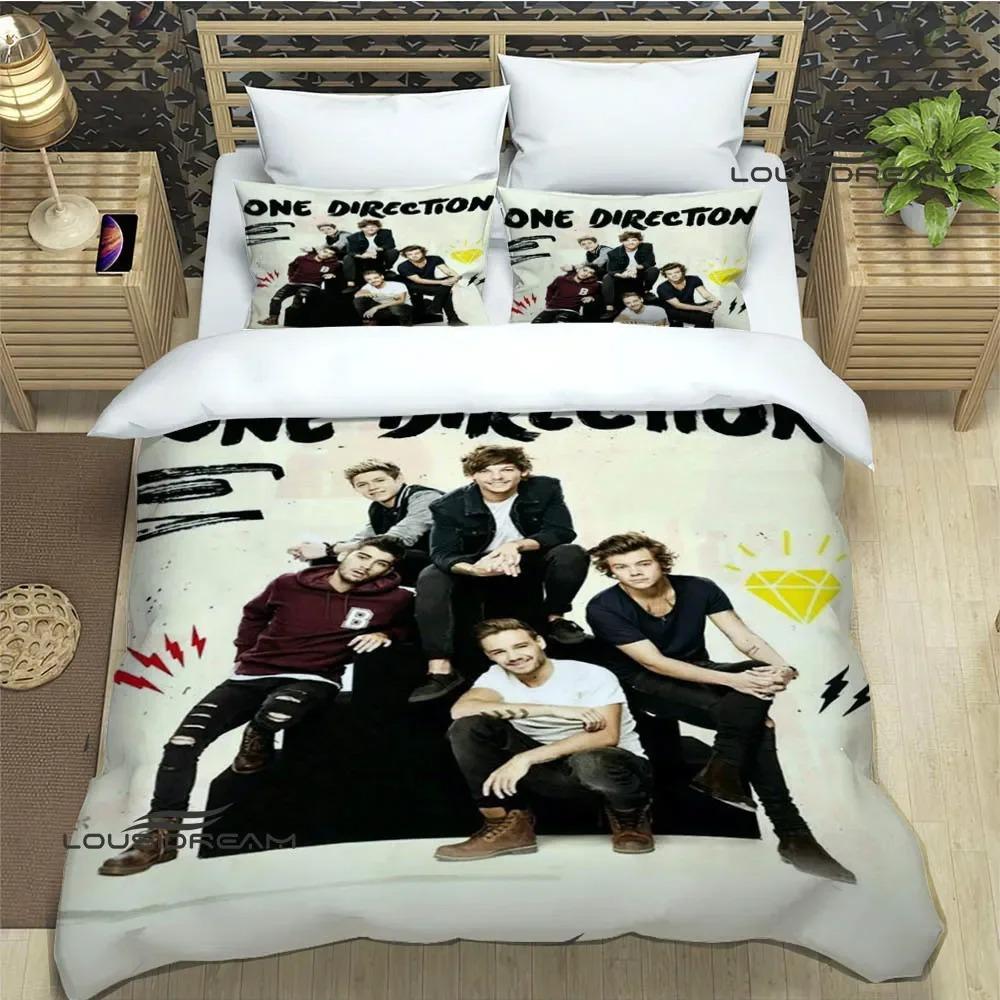 3D O-One Band Direction Комплекты постельного белья Изысканный набор постельных принадлежностей Пододеяльник Комплект одеяла Постельный комплект Роскошный подарок на день рождения