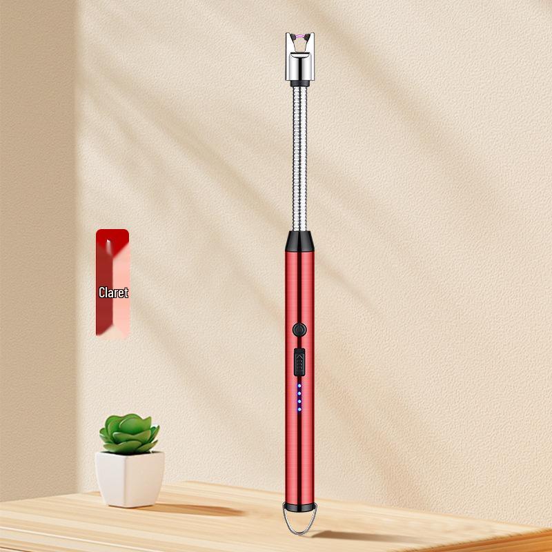 Новая USB-C ветрозащитная дуговая импульсная кухонная зажигалка с перезаряжаемым аккумулятором