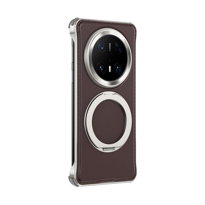 Magnetic Phone Case Mate 60 Pro 70 Rotating Stand Slim Borderless Shockproof Leather Cover