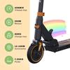 RCB R15 Trottinette Électrique Pliable Enfant Seul 7,55 Kg Hauteur Ajustable Cadeau Pour Enfant Et Ados Orange