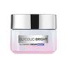 L'Oreal Paris Glycolic Bright Сияющий ночной крем, Ночной осветляющий крем, Гликолевая кислота в гелеобразной кремовой текстуре, 15 мл