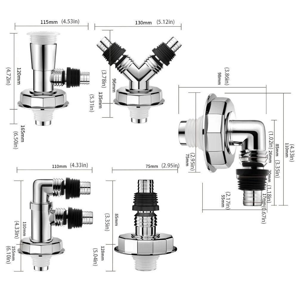 Anti-Overflow Floor Drain Connector Anti Smell Floor Drain Adapter Floor Drain Joint Dishwasher