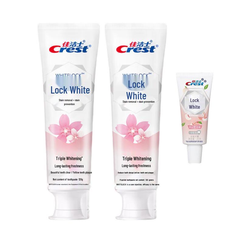 Crest Fresh Cherry Blossom Dual-Color Whitening Toothpaste
