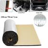 1000*500mm 5/10mm Car Sound Mat Proofing Deadener Heat Noise Insulation Deadening Mat Hood Closed Cell Foam Accessories