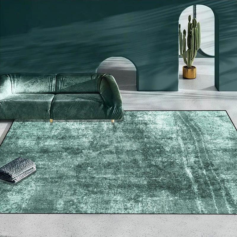 Украшение дома Зеленые ковры Гостиная Легкая роскошь Ковер Вечеринка Прихожая Декор Коврик для пола Спальня Гардеробная Мягкий ковер Противоскользящий