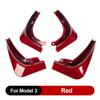 4 шт. автомобильные передние задние брызговики для Tesla Model 3 Model Y 2022 брызговики крыло модель Y 2023 автомобиль
