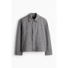 Куртка-рубашка HM Regular Fit Grey Melange