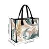 Elegant Floral Pattern Tote Bag Fashion Casual Handbag for Daily Use Shopping Travel