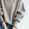 Women S Japanese Style Long Sleeve Pullover T Shirt Casual Slim Fit 3 Colors
