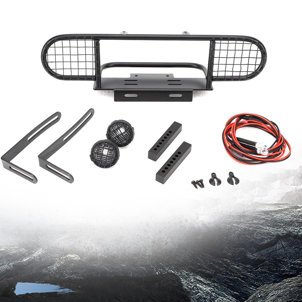 Metal Front Bumper for Land Rover Defender SCX10 D90 D110 110 RC Car Model Toy Accessoriesblack