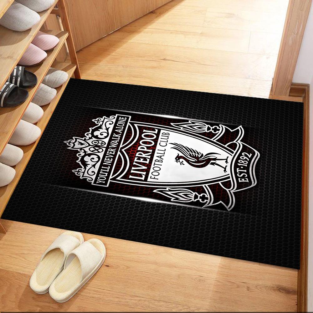Liverpool Football Club Floor Rug Office Rug Suitable For Bedrooms Playrooms Study Room Dining Room Antislip Carpet Anime Office Decor