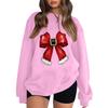 Women's Casual Round Neck Long Sleeved Pullover,Christmas  Printed Top, Long Sleeved Hoodie