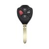 2/3/4 Buttons Remote Car Key Case Shell FOB for Toyota Camry RAV4 Yaris Prado Tarago Corolla REIZ Crown Avalon Venza