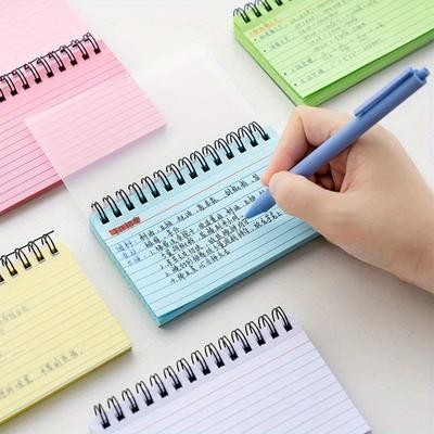 Блокнот с горизонтальной линией, отрывная книга на катушках, журнал Cuaderno, записная книжка, канцелярские принадлежности, дневник, канцелярские записные книжки