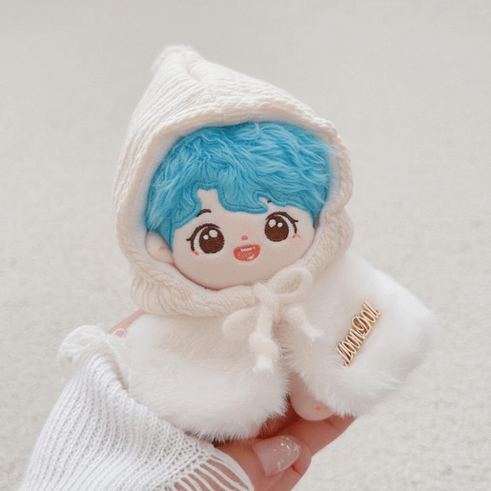 Shawl 10cm Cotton Doll Clothes Replacement Doll Plush Shawl Clothes Children's Gift