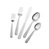 Набор столовых приборов из нержавеющей стали, 20 предметов, на 4 персоны, можно мыть в посудомоечной машине, высокая полировка, устойчив к коррозии, удобные ручки, идеальный
