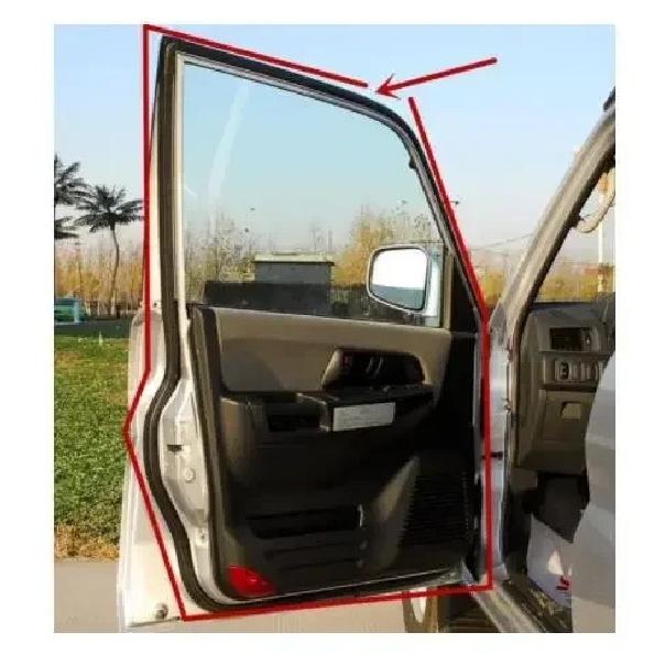 1 Piece Door Opening Weatherstrip for Pajero Pinin Door Protector Rubber Seal for Montero IO 5 Doors Rubber Seal MR351386