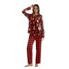 Christmas Prints Family Matching Long Sleeve Tops+Pants Set Family Matching Sets