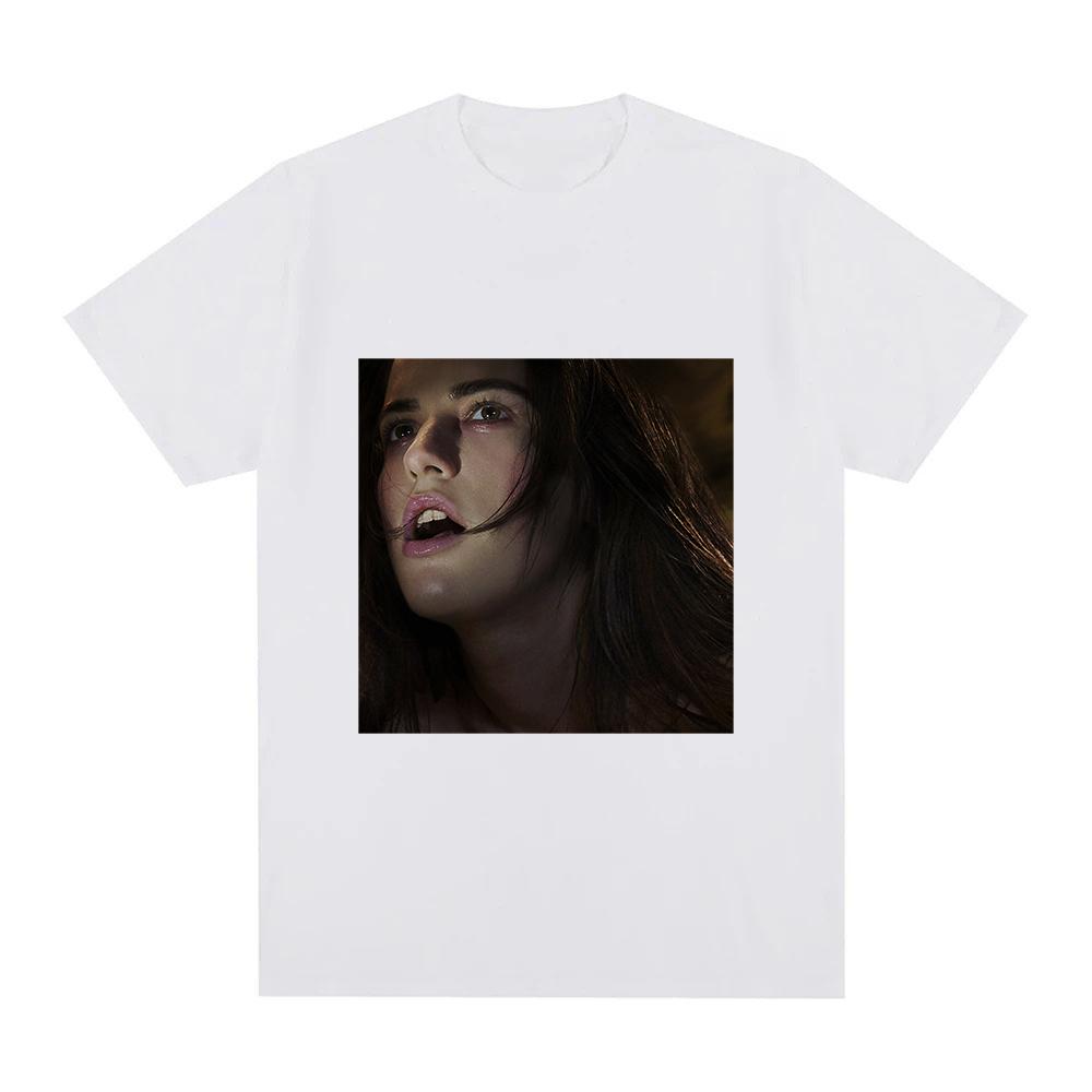 Oklou T-Shirt Galore Album Graphic Printing Tees Round Neck Short Sleeve Camisetas Women/men 100%Cotton Tees Anime T-shirt Band T-shirt Summer tops