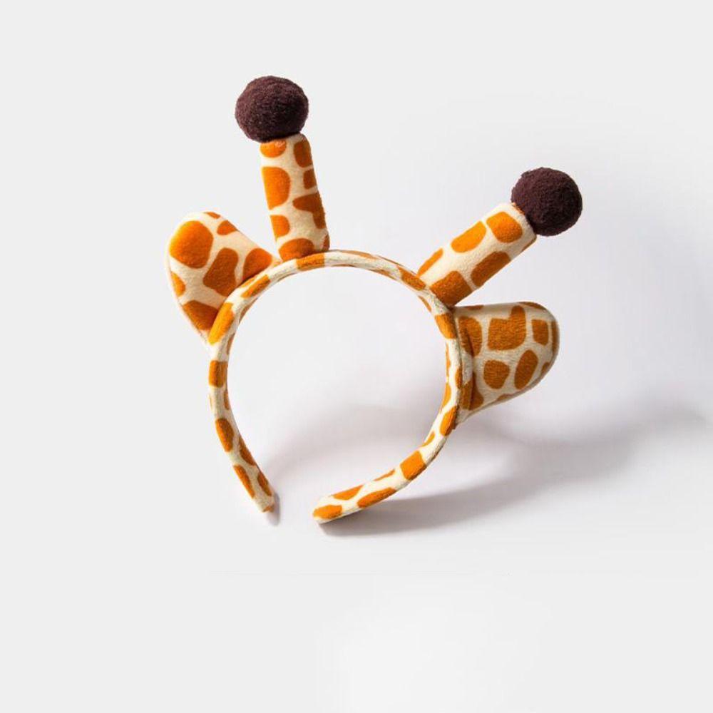 Korean Style Cartoon Plush Headband Kawaii Face Washing Hair Hoop Animal Hairbands  Girls/Female