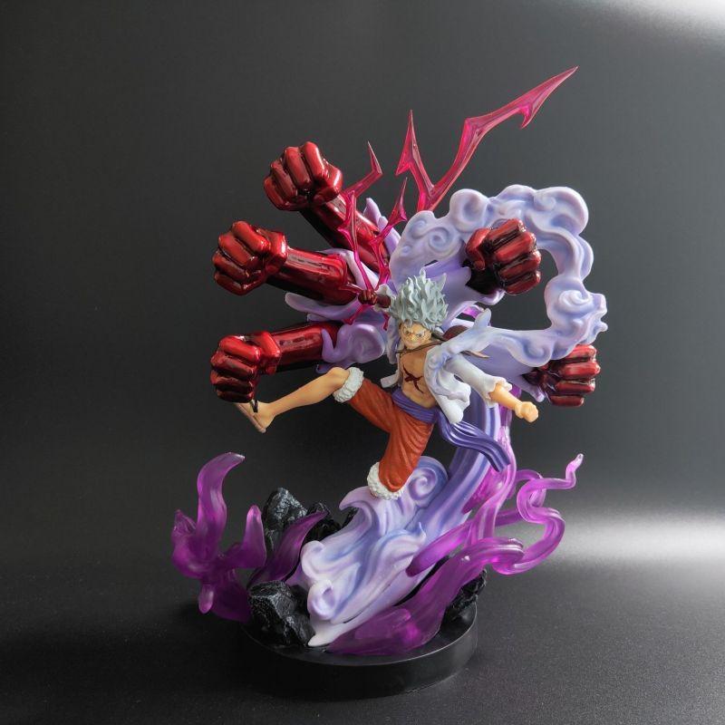 Аниме One Piece Рисунок Луффи Шестерня 5 Фигурка Бога Солнца Луффи Ника ПВХ Фигурка Статуя Коллекционная Модель Куклы Игрушки