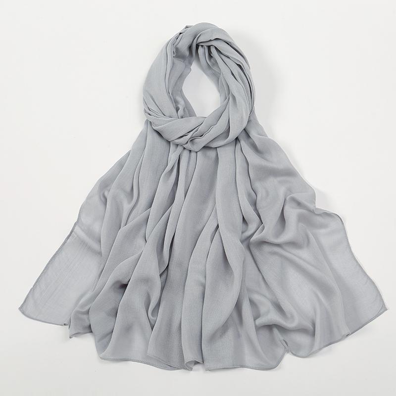 Solid Cotton Modal Hijab For Women Muslim Scarf Big Size Shawls Foulard Islam Head Wraps Headscarves Ramadan Scarves 190*85cm