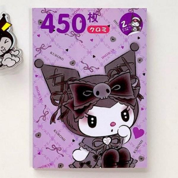 Sanrio Sticker Book Gather It All 450p, 450 Kurom, 1 Piece