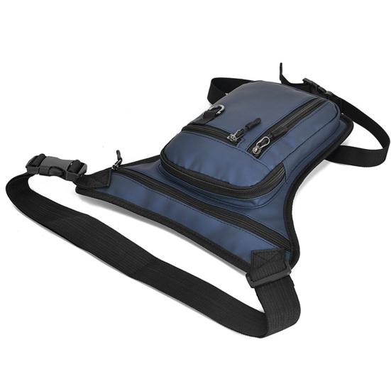 Мужская поясная сумка, регулируемая набедренная сумка с несколькими карманами, большой вместимости, поясная сумка для мотоцикла, велоспорта, путешествий