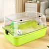 Double Layer Hamster Cage Acrylic Small Pet House New Hamster Habitat  for Mice Guinea Pigs
