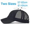Big Size Mesh Baseball Cap Summer Breathable Men Women Dad Hat Adjustable Trucker Style Low Profile Outdoor Caps