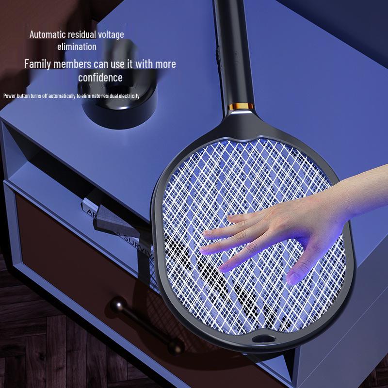 USB Перезаряжаемая Электрическая Лампа-Мухобойка от Комаров и Мух - 2-в-1 Домашний Уничтожитель Насекомых