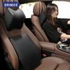 Car Pillow Headrest Neck Rest Head Support Cushion Car Breathable Memory Foam Slow Rebound Guard Car Lumbar Pillow