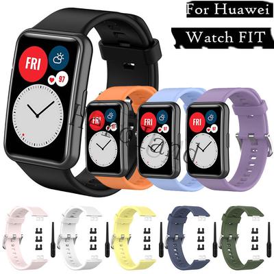 Силиконовый ремешок для часов Huawei Watch Fit /fit new /FIT Special B39 Ремешок Смарт-браслет Наручный браслет Аксессуары с инструментом горячий