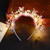 Butterfly Decoration LED Light-Up Hairband Sweet Flower Headband  Birthday Party