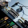 KEYSION Адаптеры-конвертеры HIFI Audio 4.4/3.5мм штекер на 3.5/4.4мм балансный гнездовой разъем для наушников Медный позолоченный AUX-адаптер
