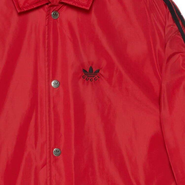 Gucci X Adidas Originals Коллекция коллаборации Adidas X Gucci Весна/Лето 2023 Куртки и Пальто Мужские Красный 727337-ZALJ1-6482