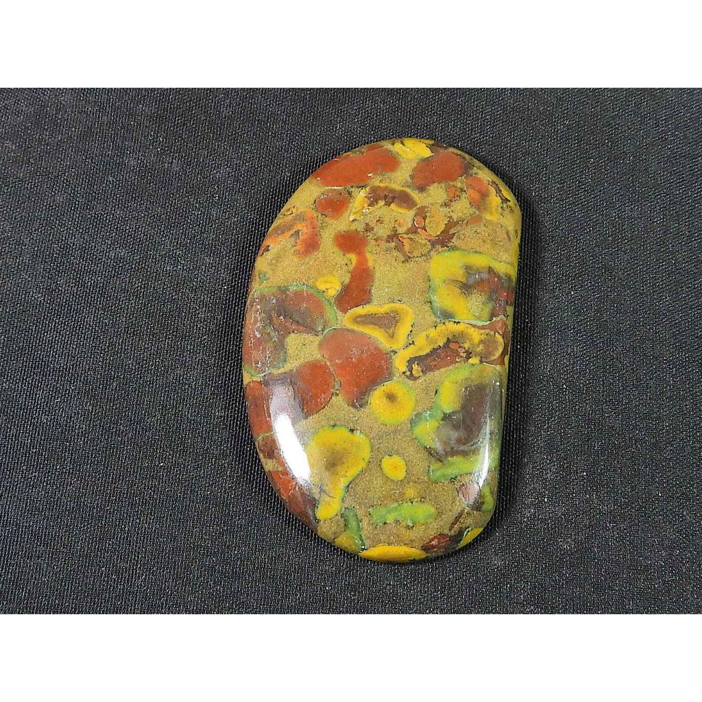 Натуральный фруктовый яшмовый необычный лечебный кристалл россыпью драгоценный камень 26X45X06MM SK-1899