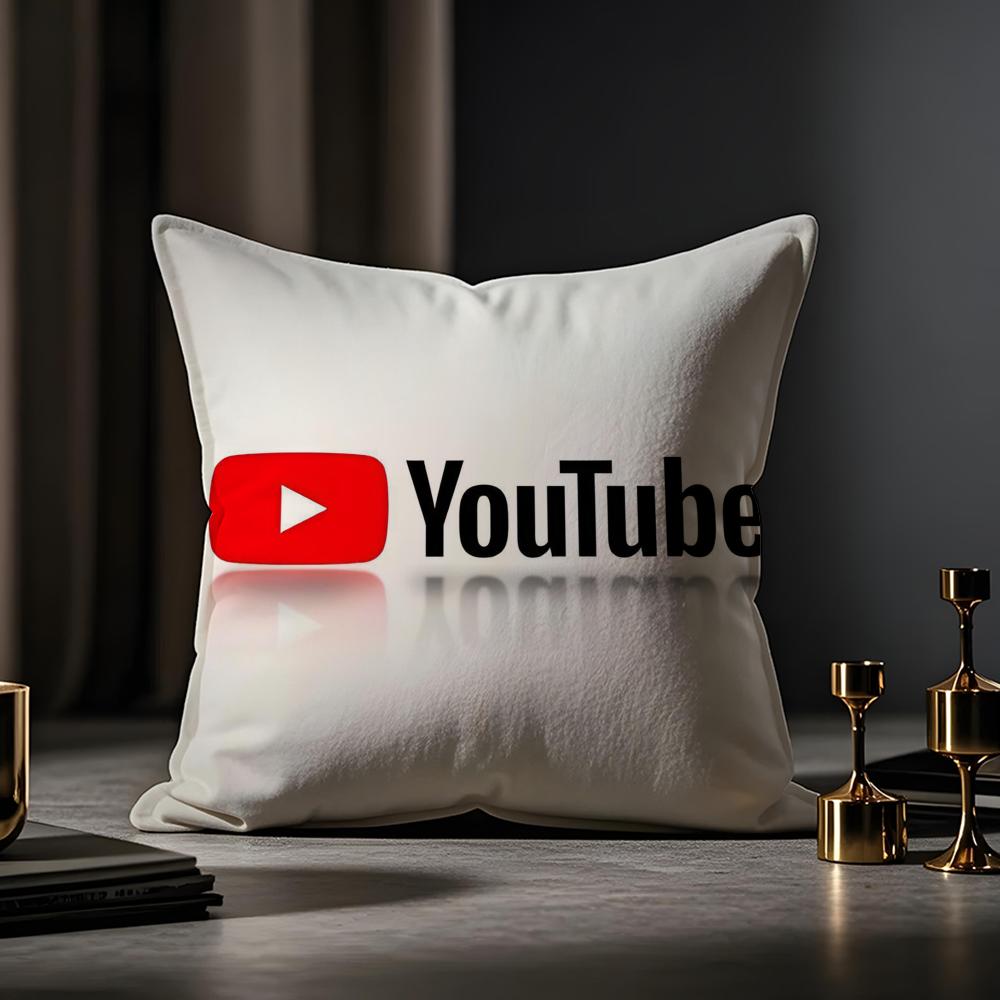 YouTube Наволочка от пылевых клещей Невидимая молния Шелковистый короткий плюш Чехол для диванной подушки