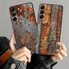 Ретро Чехол-бампер с эффектом ржавчины для Samsung Galaxy A73 A05 A52 A23 A06 A55 A53 A25 A57 A37 A12 A16 A41 A15 A70 A17 A36 A13 A51 A50