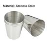 Полированная нержавеющая сталь, чашка для виски и ликера для походной фляги